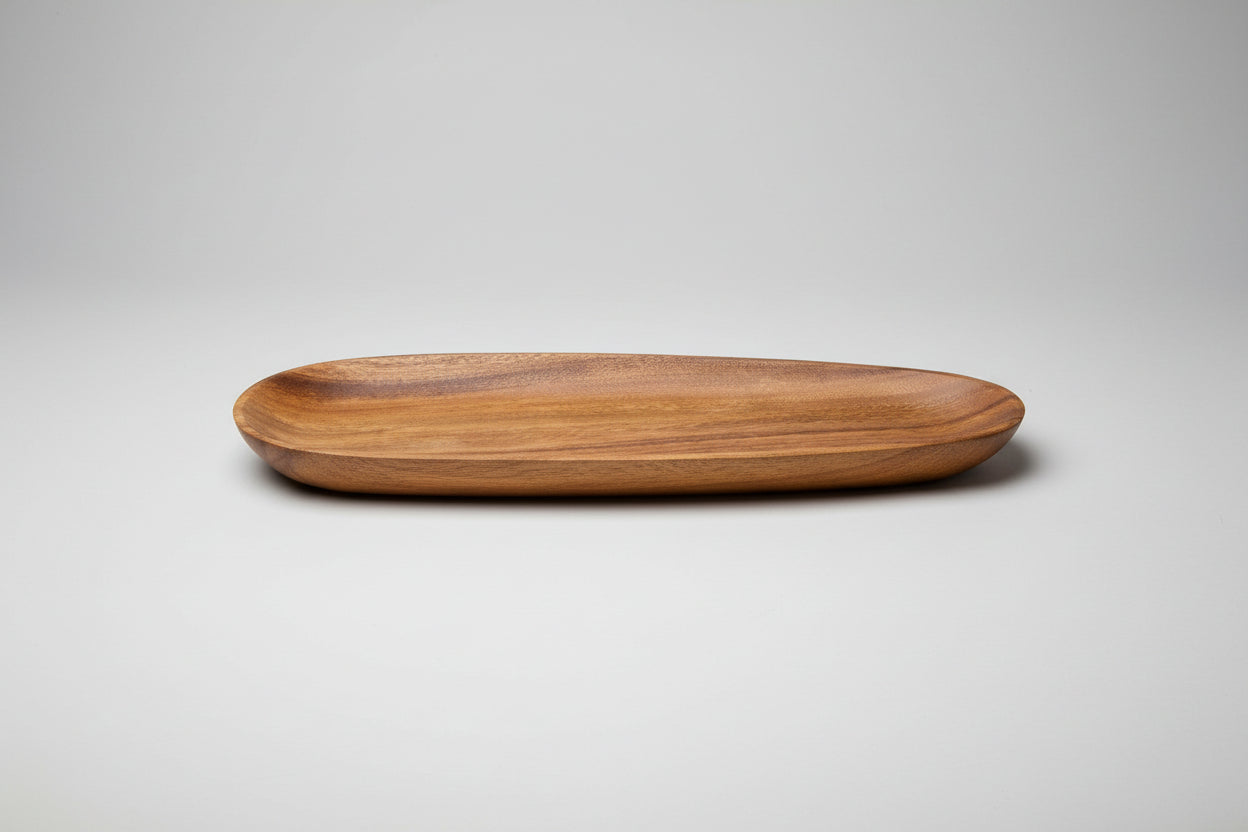 Kora Acacia Wood Large Oval Serving Dish