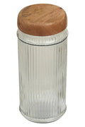 Garner Glass Storage Jar with Mango Wood Lid 2000ml