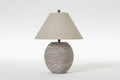 Saturn Table Lamp With Linen Shade