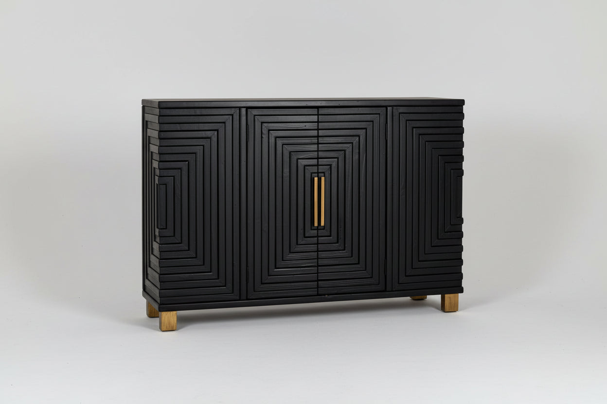 Lennox Black 2 Door Sideboard