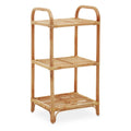 Mataram 3 Tier Natural Rattan Shelf Unit