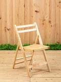 Beauport Natural Finish Folding Chair