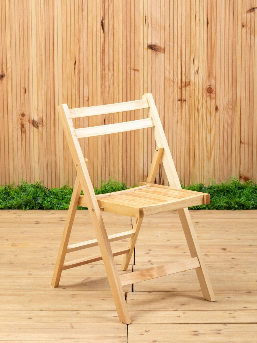 Beauport Natural Finish Folding Chair