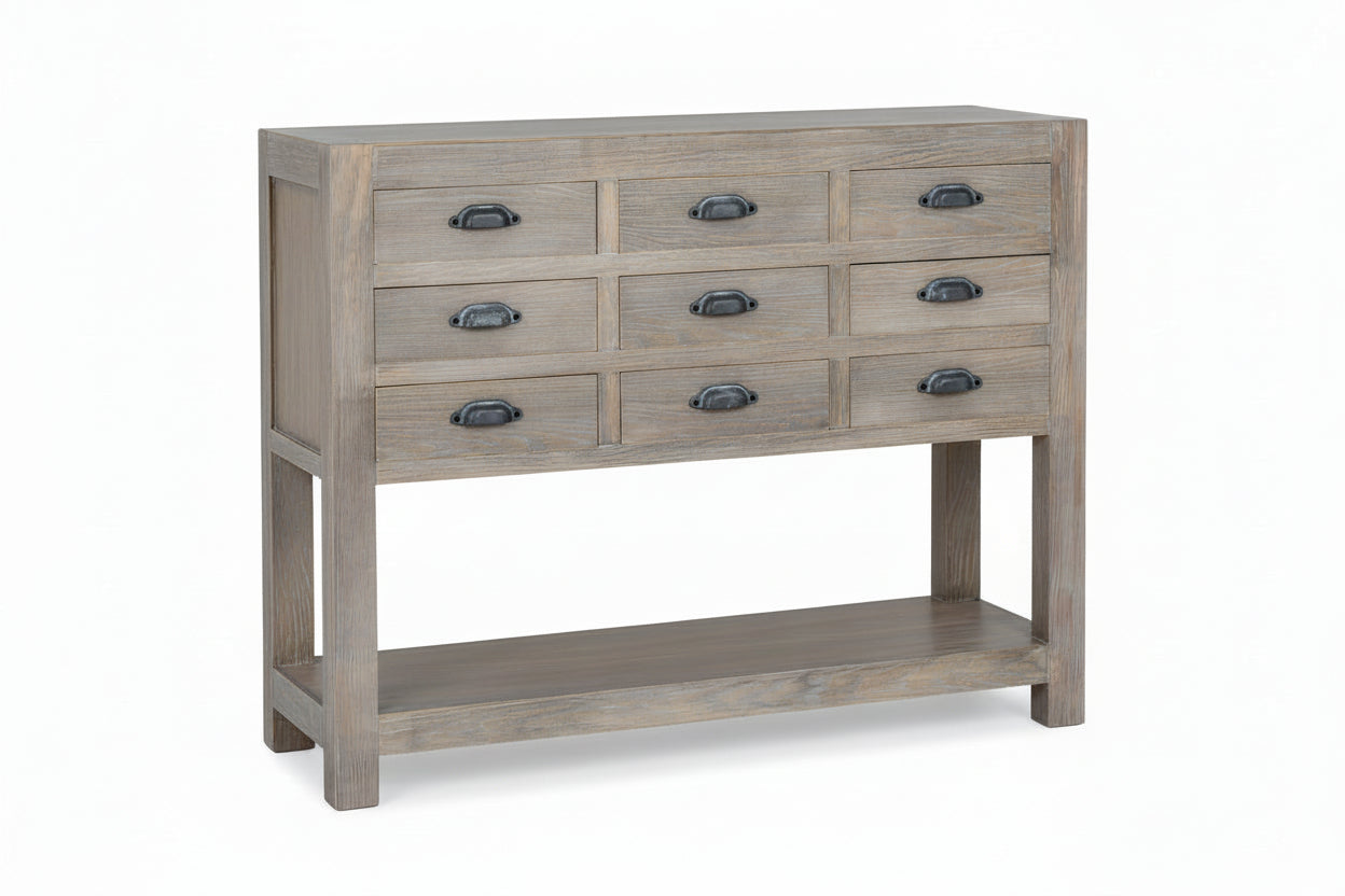 Haldon Collection 9 Drawer Chest With Shelf