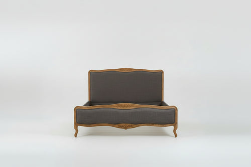 Parkside Grey Fabric Super Kingsize Bed
